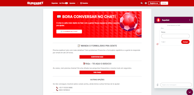 Royal face reclamação
